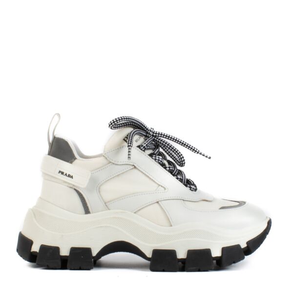 Prada White Pegasus Sneakers