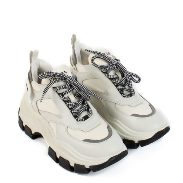 Prada White Pegasus Sneakers - Size 38
