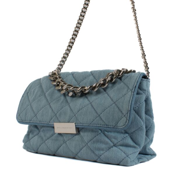 Stella McCartney Blue Denim Beckett Crossbody Bag