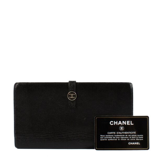 Chanel Leather Black Wallet