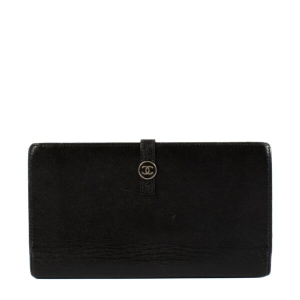 Shop 100% authentic Chanel Leather Black Wallet at Labellov.com.
