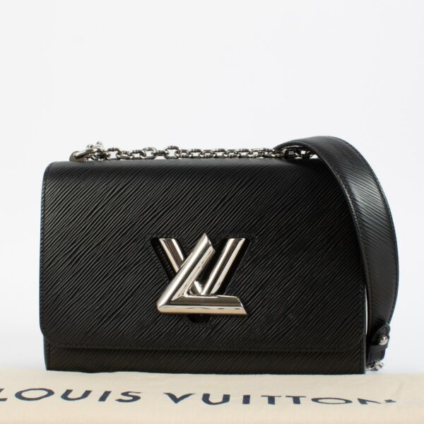 Louis Vuitton Black Epi Leather Twist MM Bag