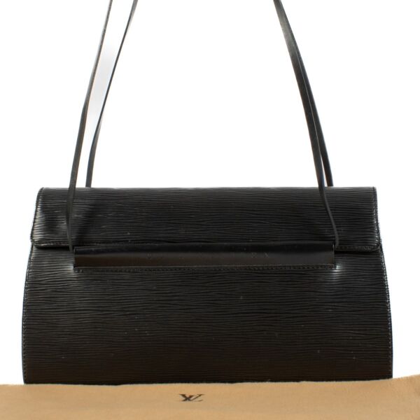 Louis Vuitton Black Epi Leather Dinard Shoulder Bag