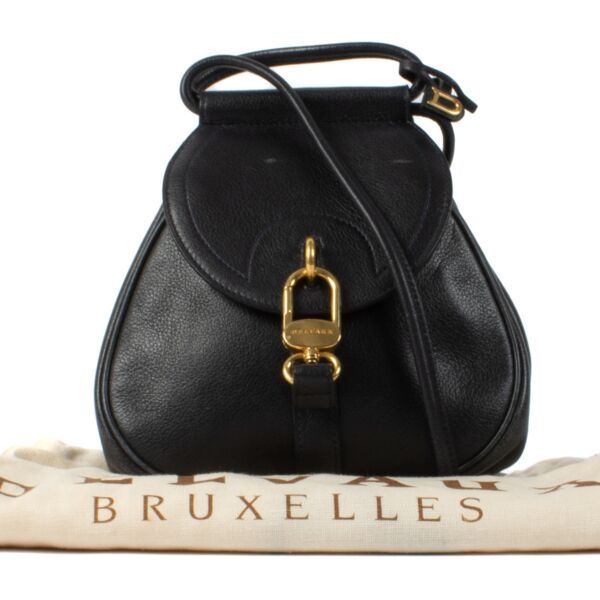 Delvaux Blue Cerceau Mini Bag