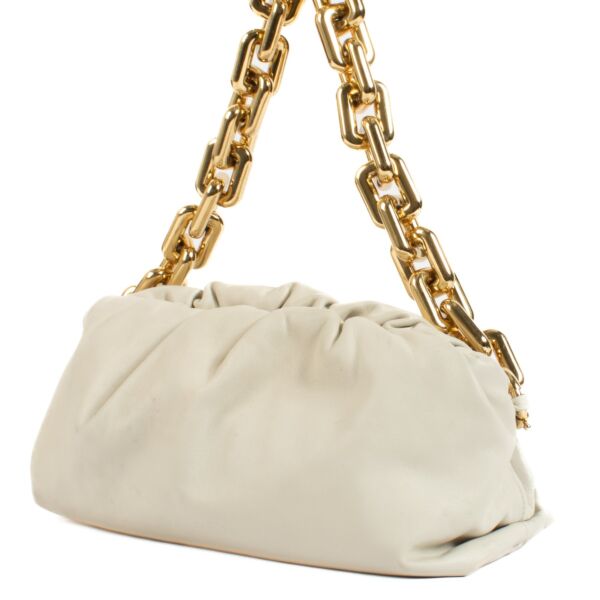 Bottega Veneta Plaster Leather Chain Pouch