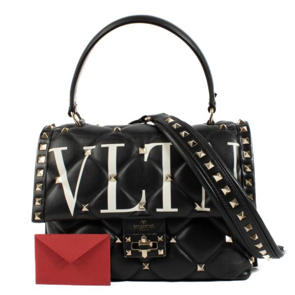 Valentino Garavani Black VLTN Candystud Bag