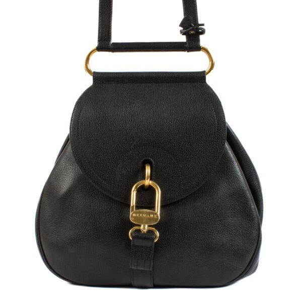 Shop safe online at Labellov in Antwerp, Brussels and Knokke this 100% authentic second hand Delvaux Black Cerceau GM Shoulder Bag