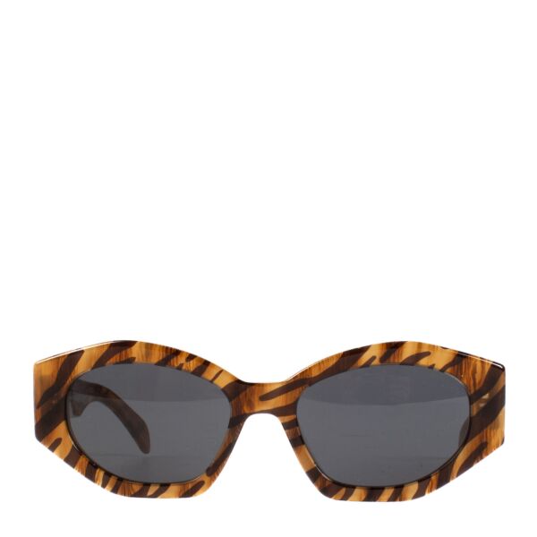 Celine Triomphe Leopard Sunglasses