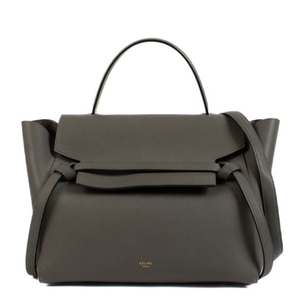 Shop safe online at Labellov in Antwerp, Brussels and Knokke this 100% authentic second hand Celine Grey Mini Belt Bag