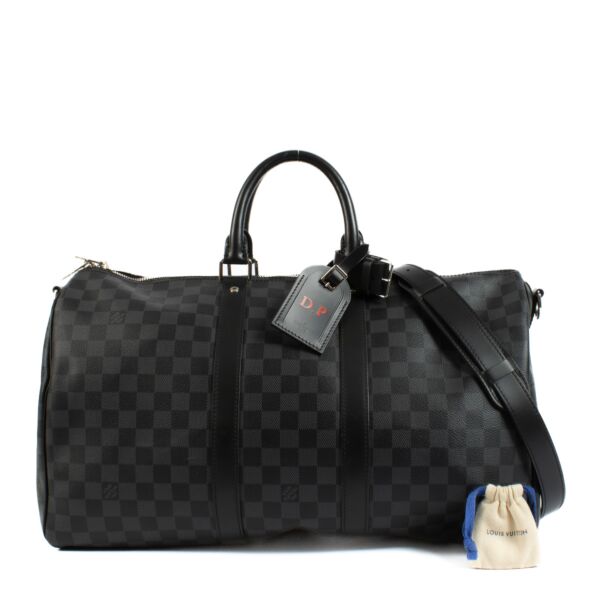 Louis Vuitton Damier Graphite Keepall Bandoulière 45 Bag
