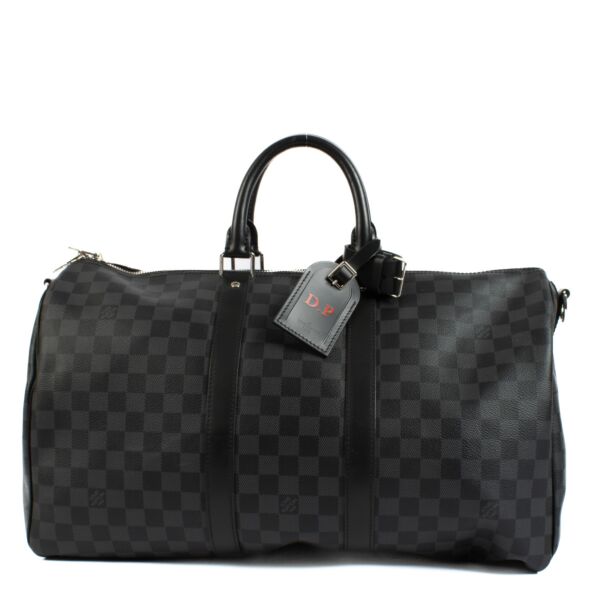 Louis Vuitton Damier Graphite Keepall Bandoulière 45 Bag