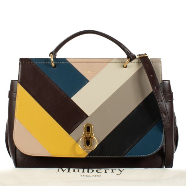 Mulberry Multicolor Leather Large Amberley Bag