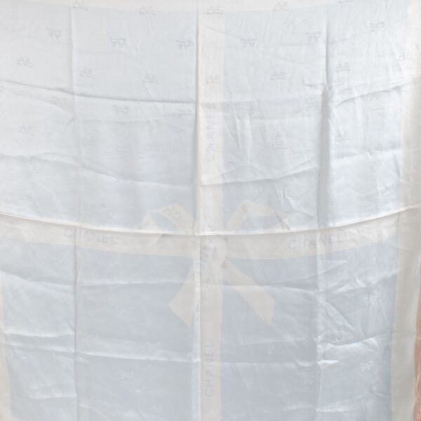 Chanel Ribbon Silk Scarf