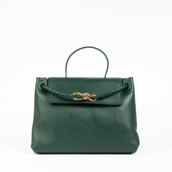 Bottega Veneta Green Ciao Ciao Medium Bag