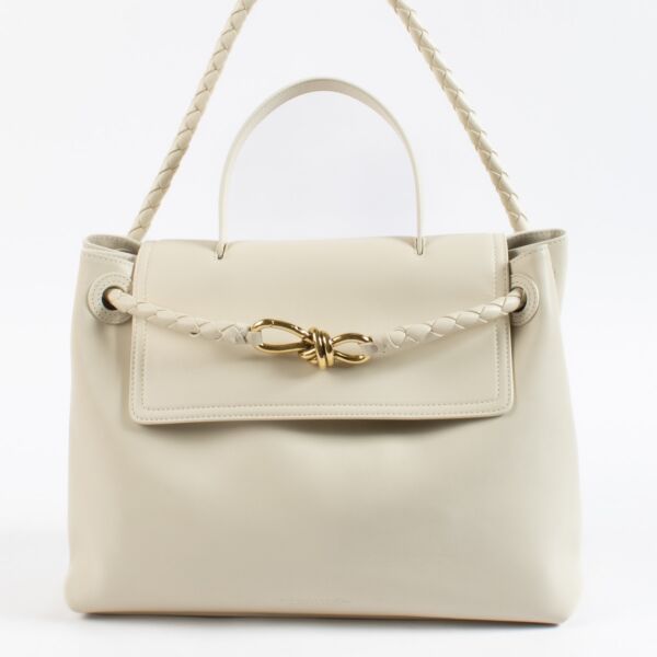 shop authentic Bottega Veneta Sea Salt Medium Ciao Ciao Bag on www.labellov.com