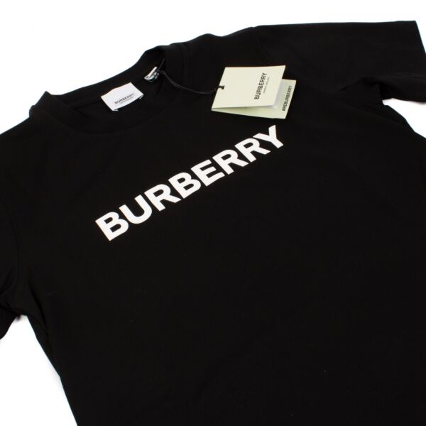 Burberry Black Logo T-Shirt - size XS