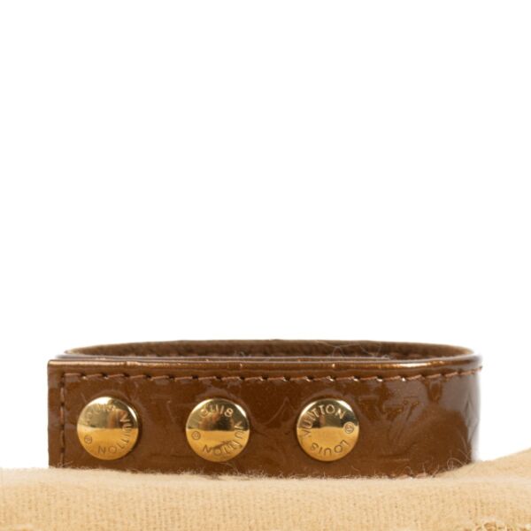 Louis Vuitton Bronze Monogram Vernis Bracelet