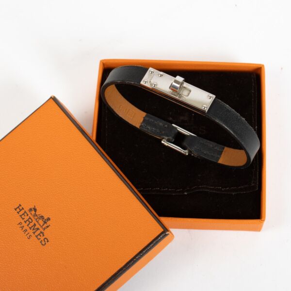 Hermès Black Micro Kelly Bracelet