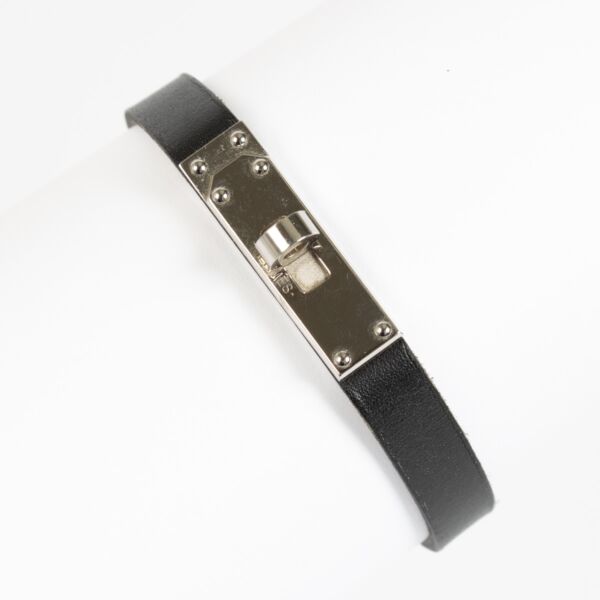 authentic preloved Hermès Black Micro Kelly Bracelet on Labellov.com
