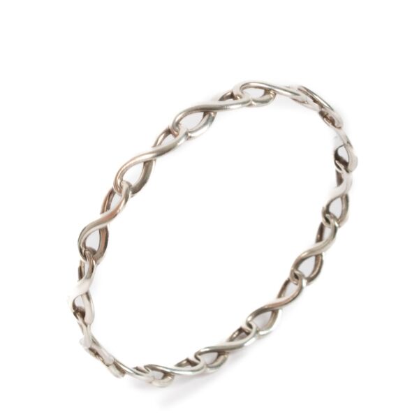 Tiffany & Co. Silver Infinity Bangle Bracelet