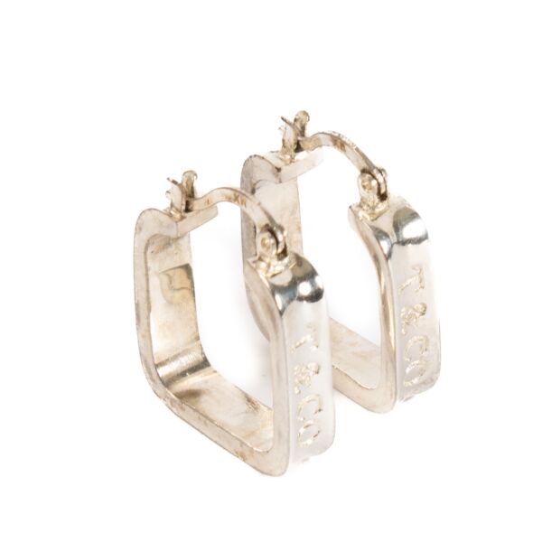 Tiffany & Co. Silver 1837 Hoop Earrings