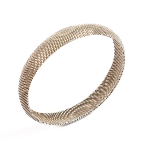 Tiffany & Co. Silver Somerset Mesh Bangle Bracelet