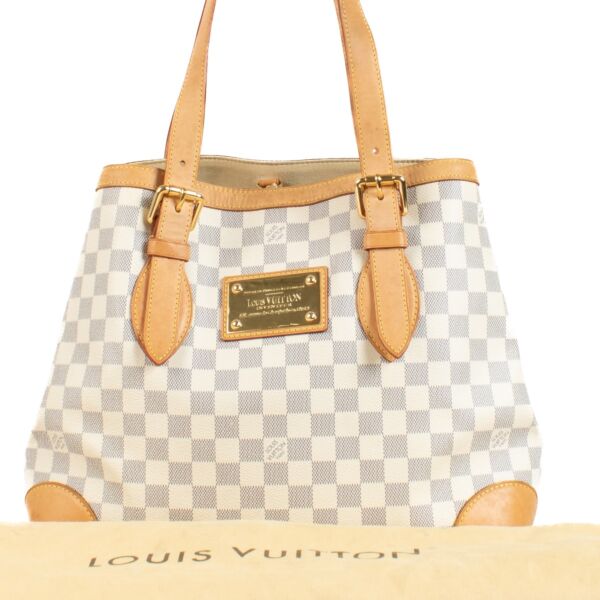 Louis Vuitton Damier Azur Hampstead MM Bag