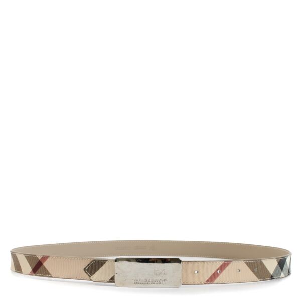Burberry Monogram Belt - Size 100