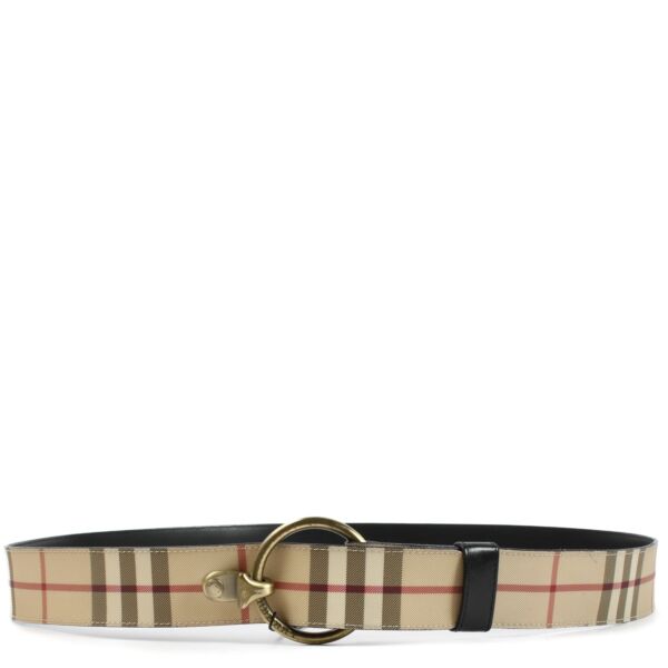 Burberry Monogram Belt - Size 100