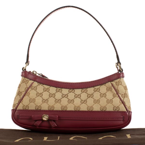 Gucci GG Jacquard Baguette Bag