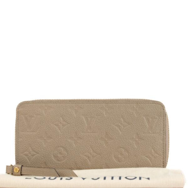 Louis Vuitton Grey Monogram Zippy Wallet