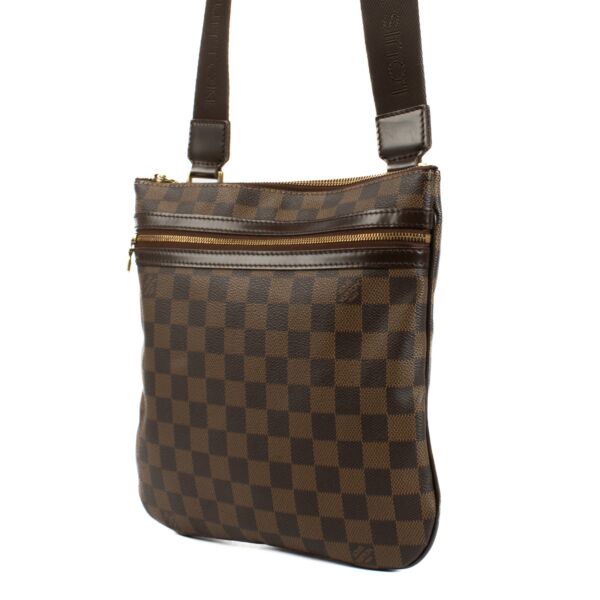 Louis Vuitton Damier Ebene Bosphore PM Crossbody Bag