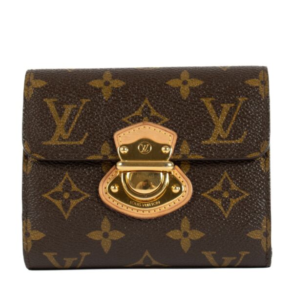 Shop safe online at Labelllov in Antwerp, Brussels and Knokke this 100% authentic second hand Louis Vuitton Monogram Koala Compact Wallet
