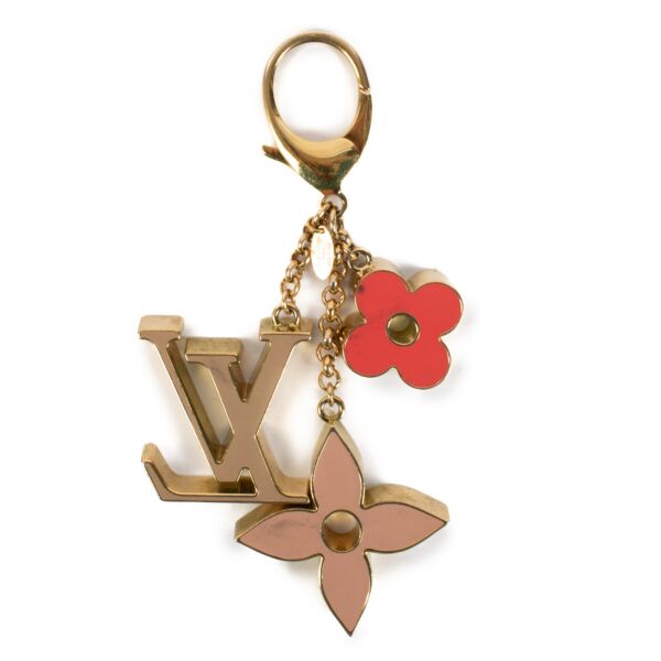 Louis Vuitton Pink Fleur de Monogram Key Charm