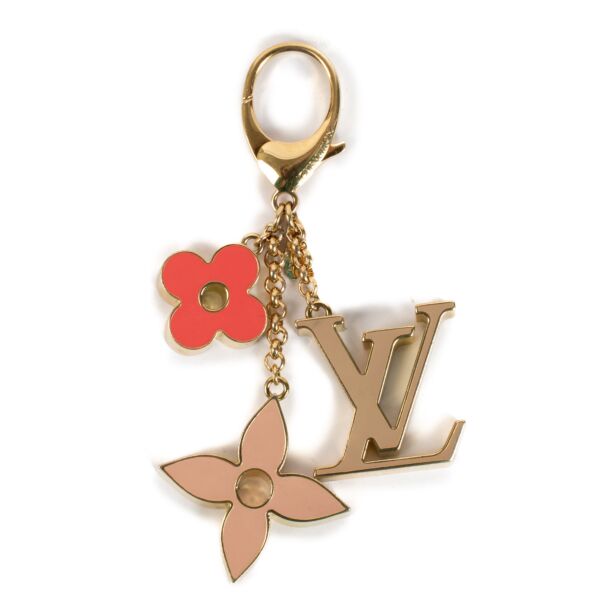 Louis Vuitton Pink Fleur de Monogram Key Charm