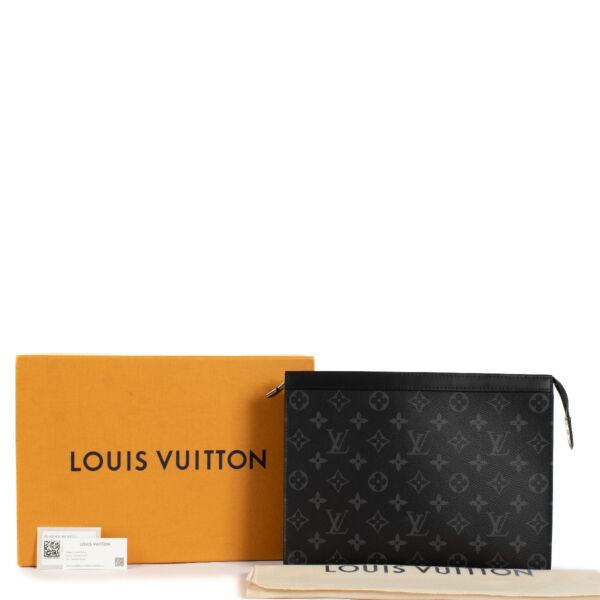 Louis Vuitton Monogram Eclipse Pochette Voyage MM Bag