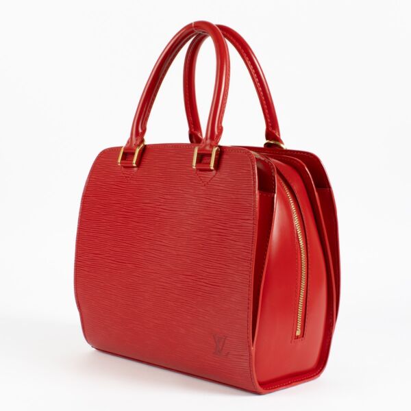 Louis Vuitton Red Epi Leather Triana Bag