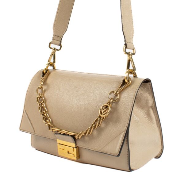 Fendi Beige Kan U Crossbody Bag