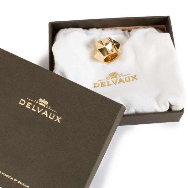 Delvaux Gold Studded WondeRing Handle Ring