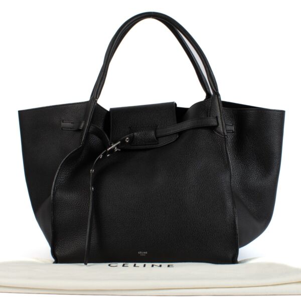 Celine Black Leather Medium Big Bag