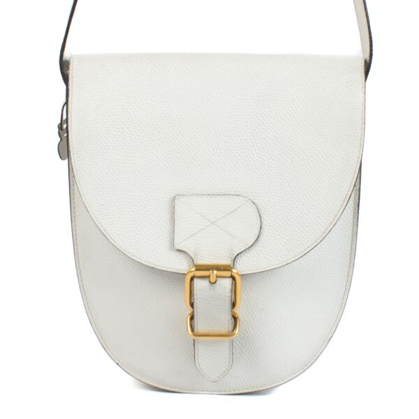 shop 100% authentic second hand Delvaux White Leather Crossbody Bag on Labellov.com