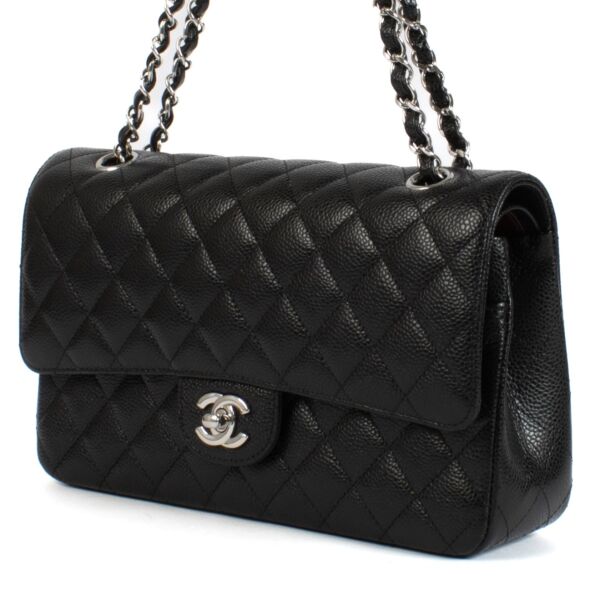 Chanel Black Caviar Medium Classic 11.12 Bag