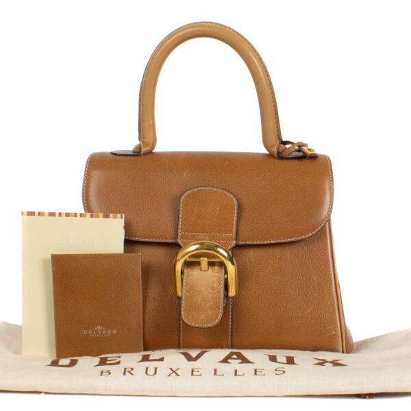 Delvaux Camel Vintage Brillant PM