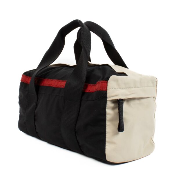 Prada Multicolor Linea Rossa Boston Bag
