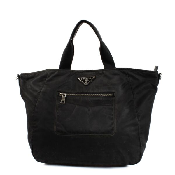 shop 100% authentic second hand Prada Black Nylon Shoulder Bag on Labellov.com