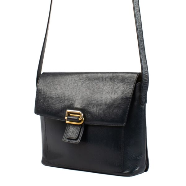 Delvaux Blue Vintage Crossbody Bag