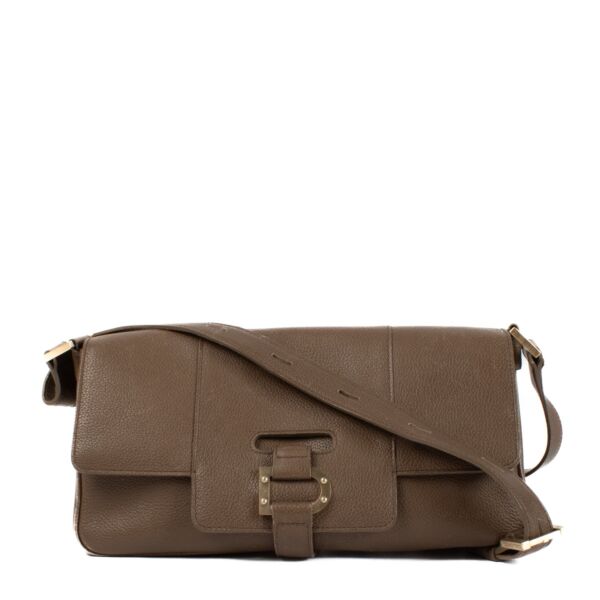 shop 100% authentic second hand Delvaux Taupe Colette MM Bag on Labellov.com