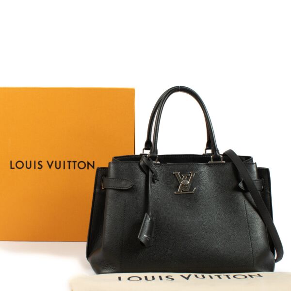 Louis Vuitton Black Lockme Day Bag