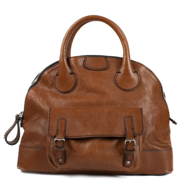 Chloé Camel Edith Top Handle Bag