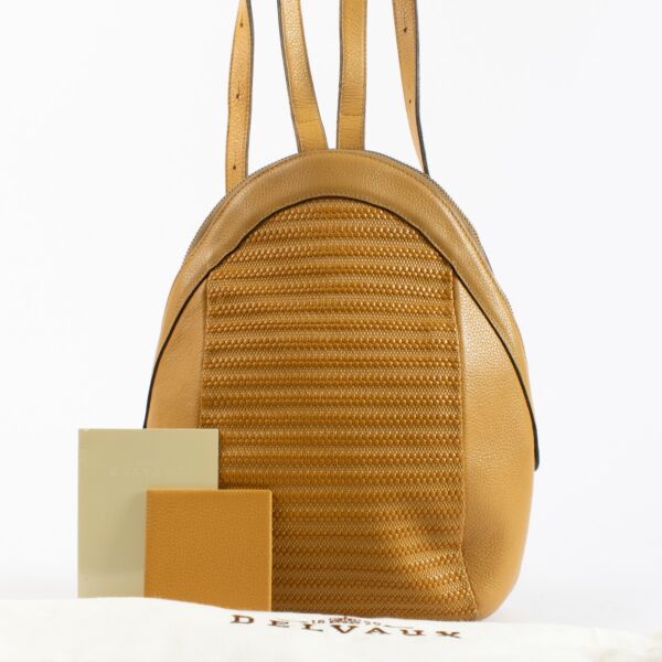 Delvaux Yellow Azov Backpack